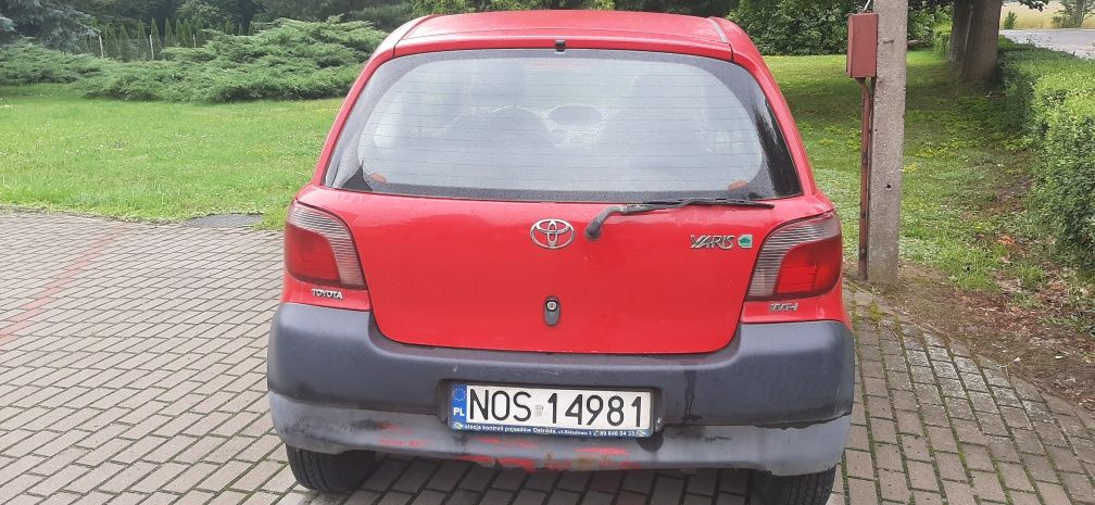 Toyota Yaris bez przeglądu technicznego