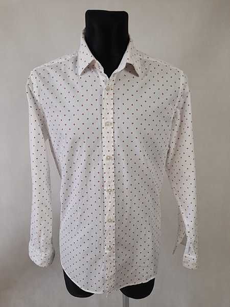 Hugo Boss Regular Fit Elegancka koszula męska L