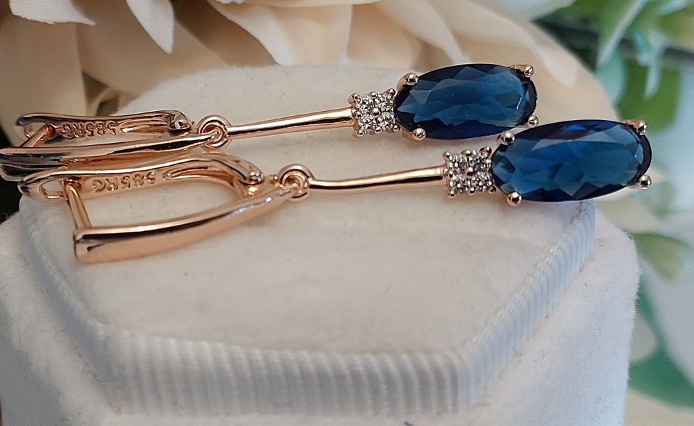 Komplet biżuterii Różowe złoto 585