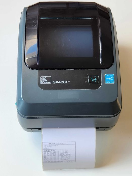 Zebra GX420t  термотрансферний принтер етикеток/наклейок з LAN/USB