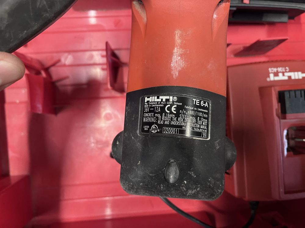 Berbequim percussão eletrico HILTI TE 6A 36V