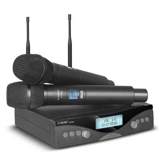 Караоке система професійна, 2 бездротових мікрофони, G-Mark G320AM