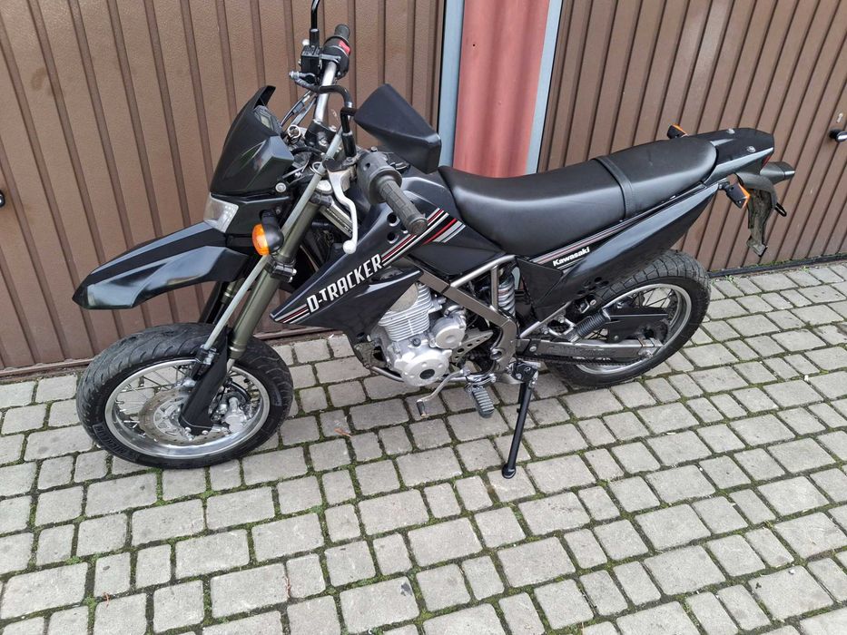 Ładny Kawasaki D-tracker 125 wtrysk z Niemiec MOTOCYKLE ŻURAWICE