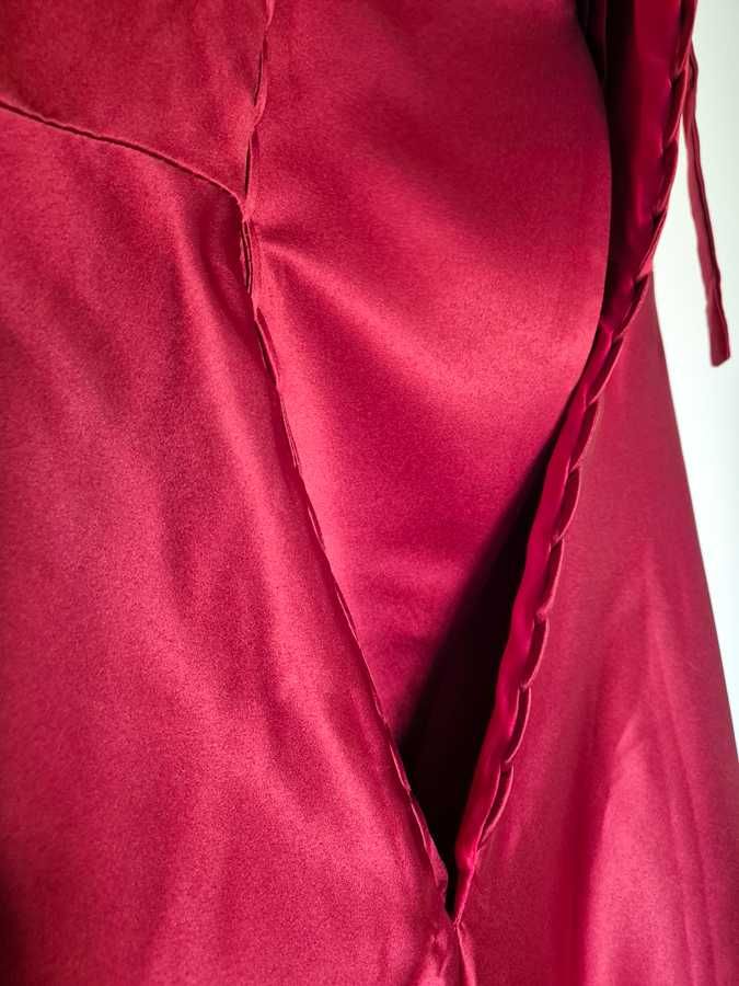 Nowa sukienka bordo wino 38 wesele wieczorowa koktajlowa Druhna Gość