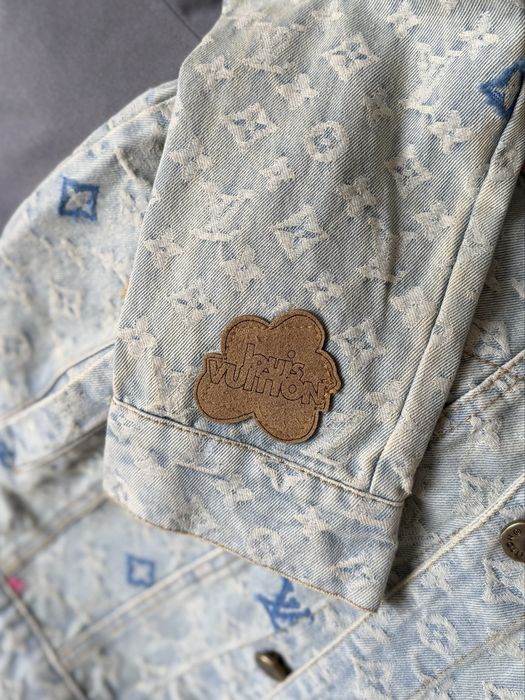 Джинсова куртка джинсовка Louis Vuitton жіноча кофта рубашка луи витон