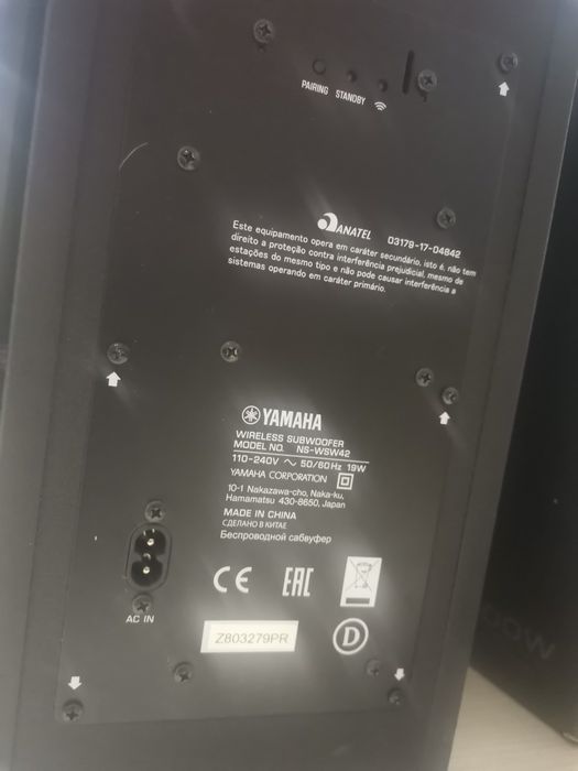 Сабвуфер Yamaha, активный гарному стані