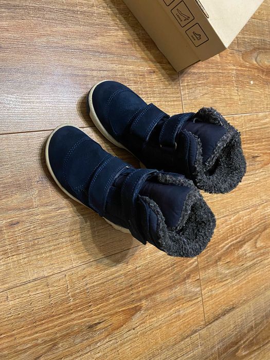 Ecco Gore-Tex ботинки зимние термо сапожки черевики детские ECCO р.27