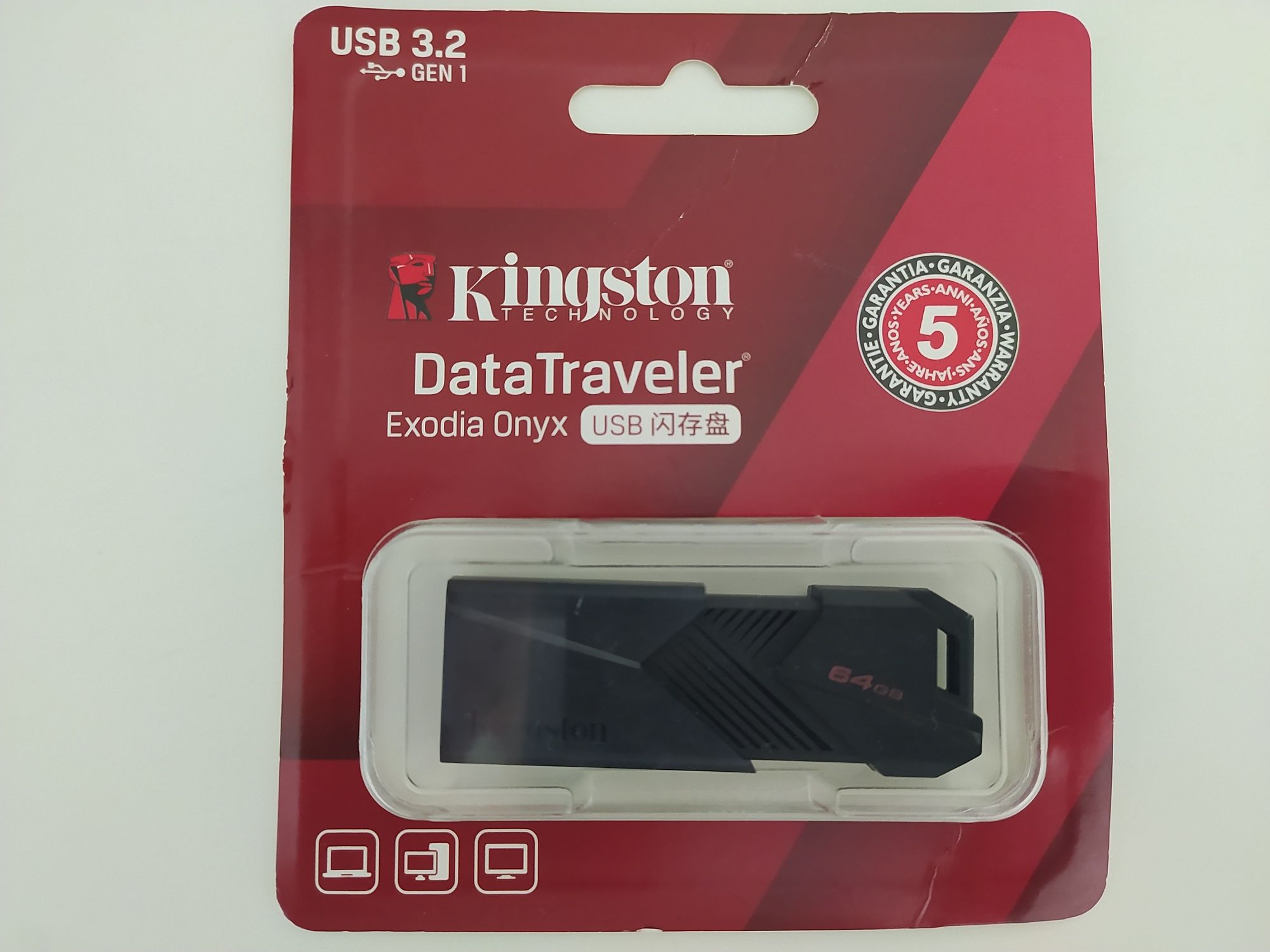 Флешка KINGSTON USB 64 Gb Зовнішній накопичувач