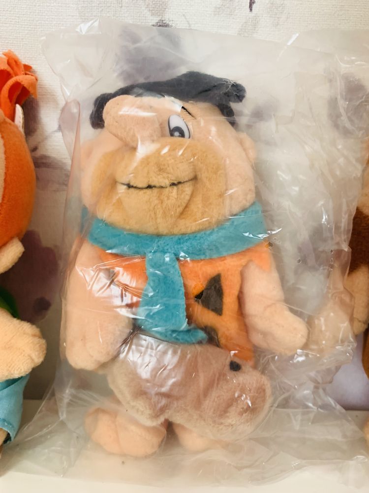 Maskotki Flintstones,Flinstonowie Kinder niespodzianka maxi vintage