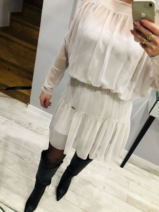 Sukienka z szyfonu r. Uni