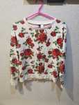 Bluza damska w czerwone róże H&M