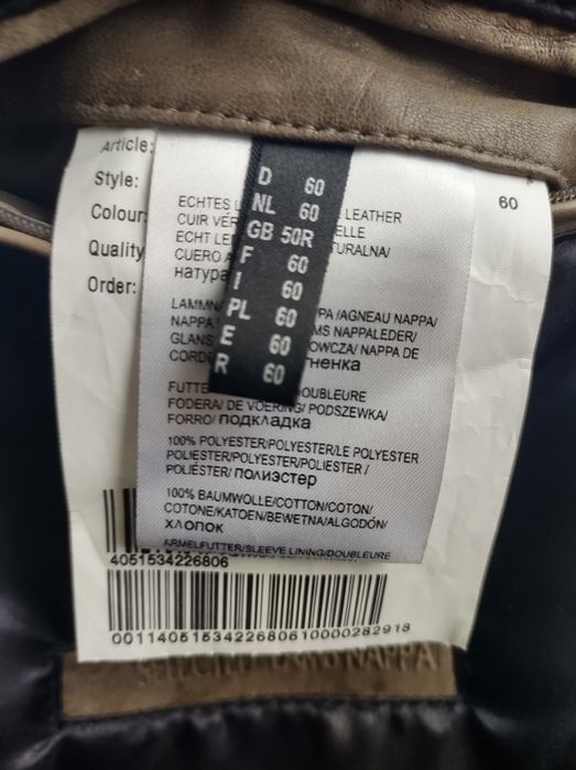 Trapper parka męska ze skóry naturalnej kurtka skórzana z dopinką