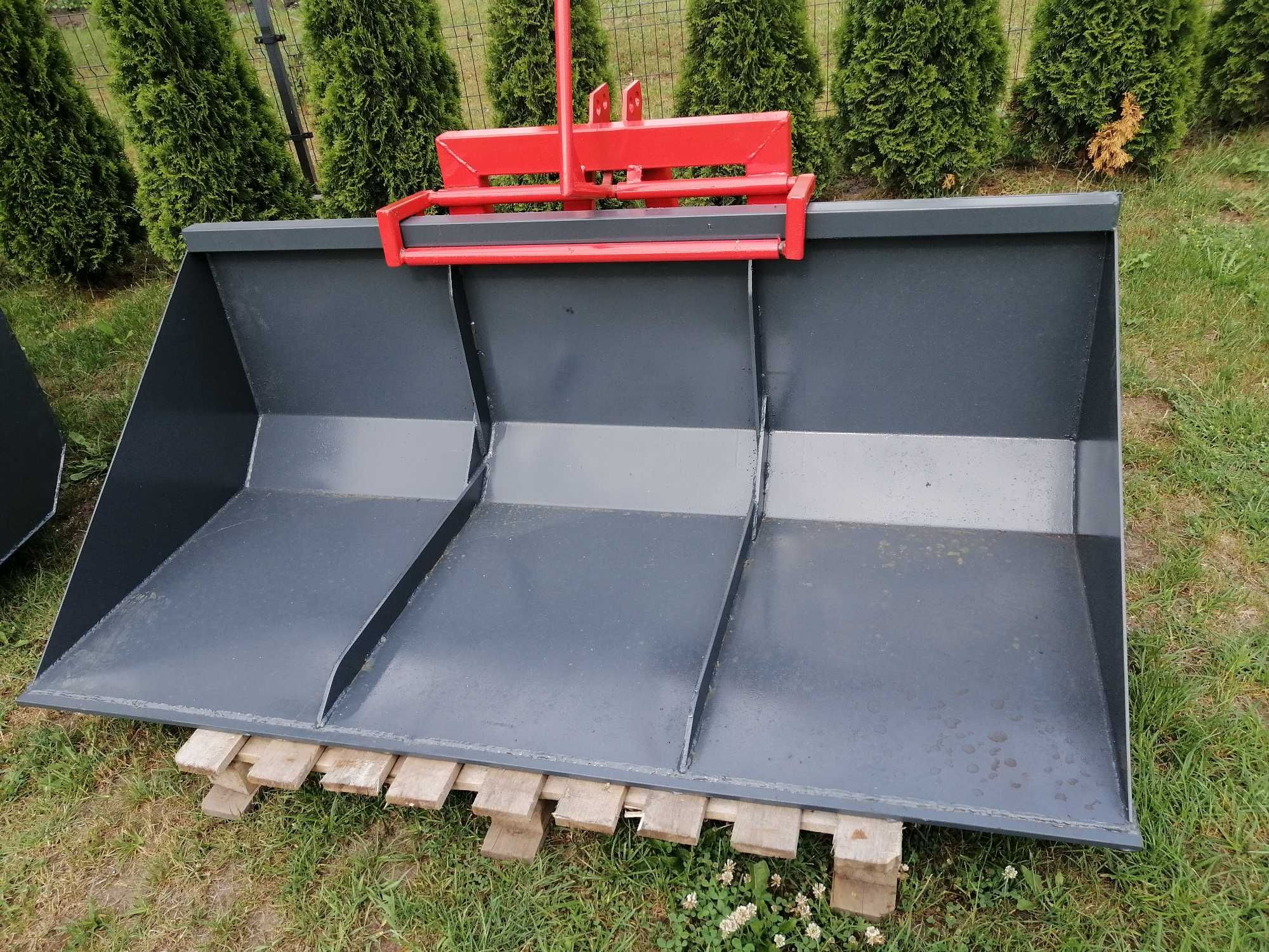 Łyżka, Szufla, Łycha z KIPREM na tył ciagnika Tuz 1.5m, 1.8m, 2,0m