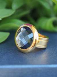 Duży pierścionek z przepięknym kryształem Swarovskiego. NOWY!