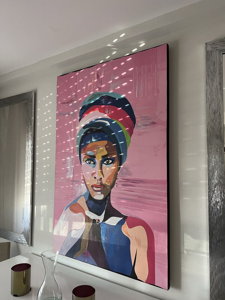 Quadro grande pintado