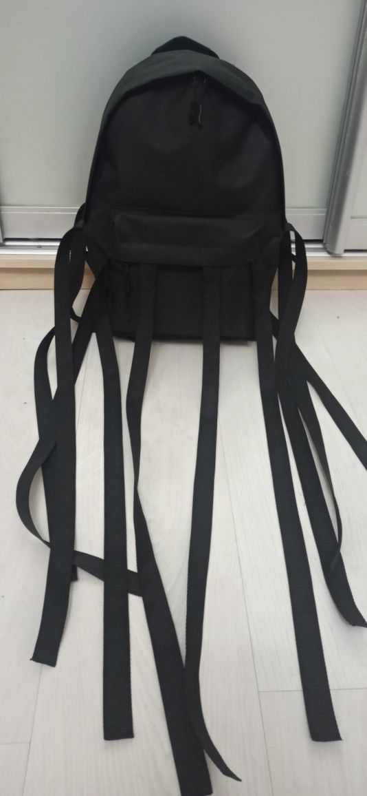 Рюкзак с лентами ghost backpack дед инсайд/zxcursed ранець з стрічками