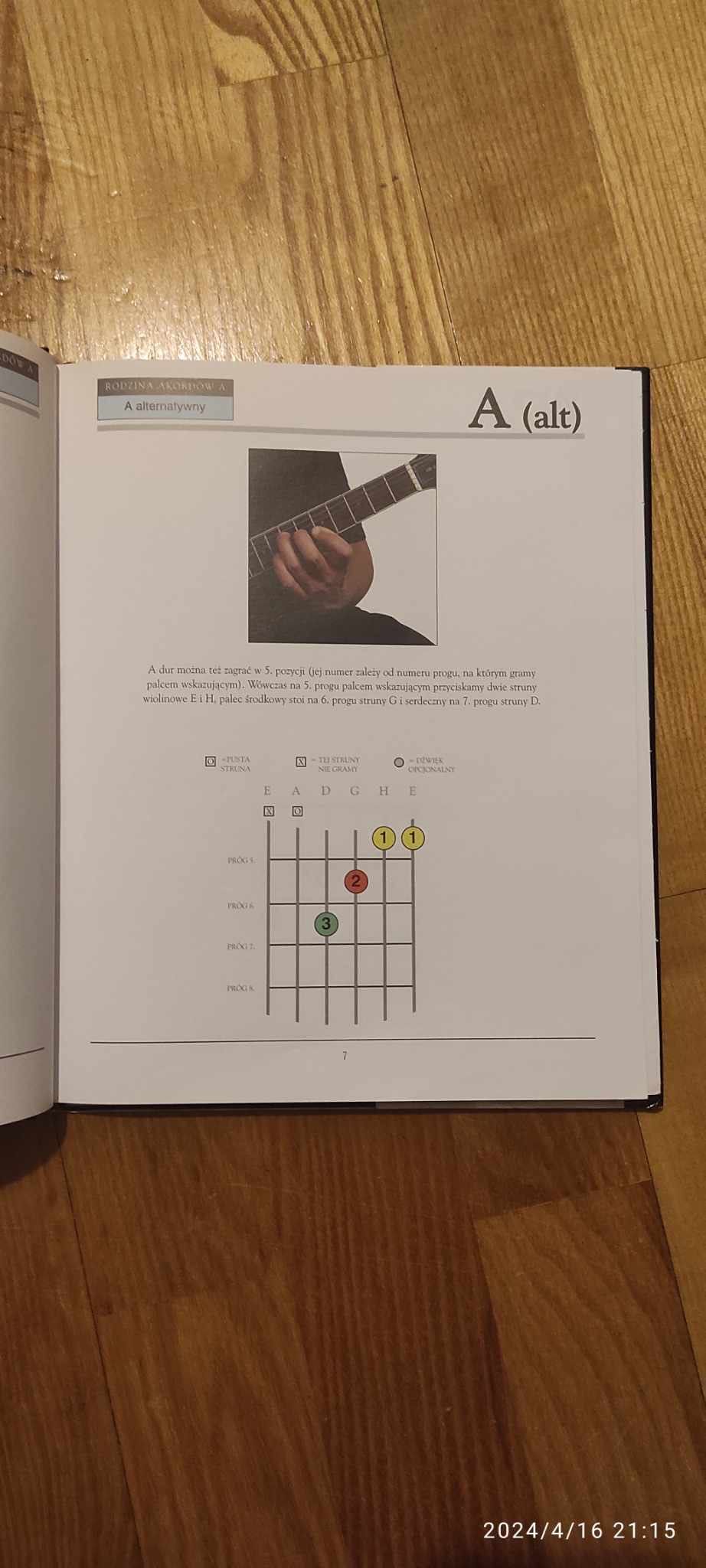 Książka Podstawy do gry akordowej na gitarze