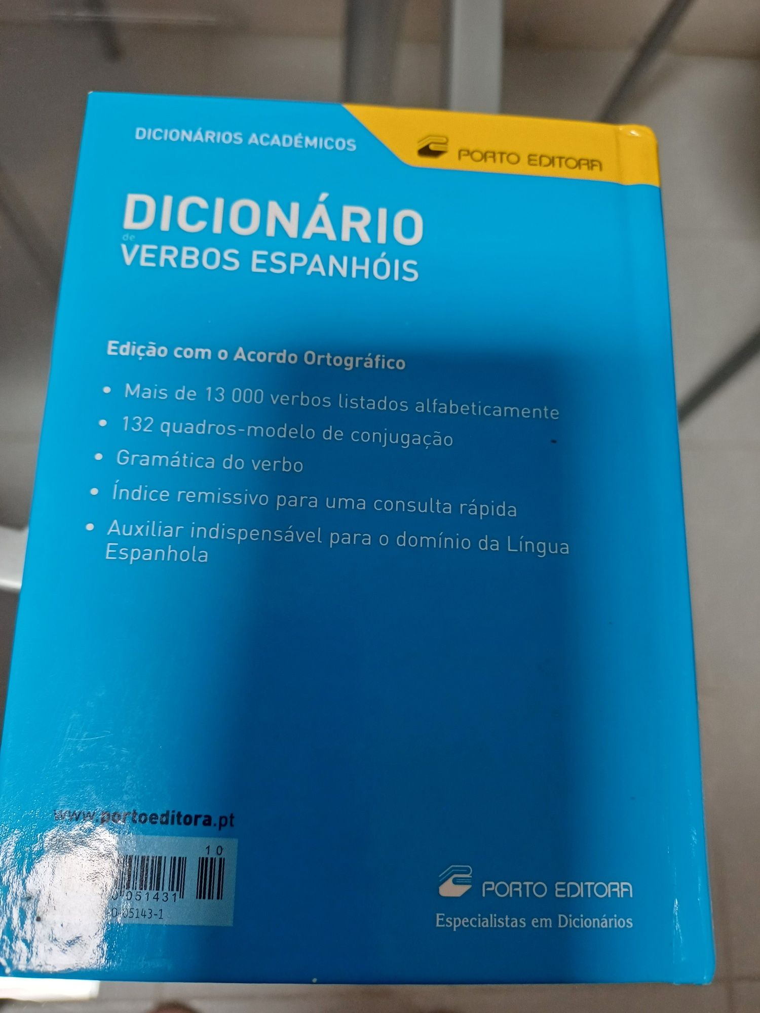 Dicionário verbos espanhois.