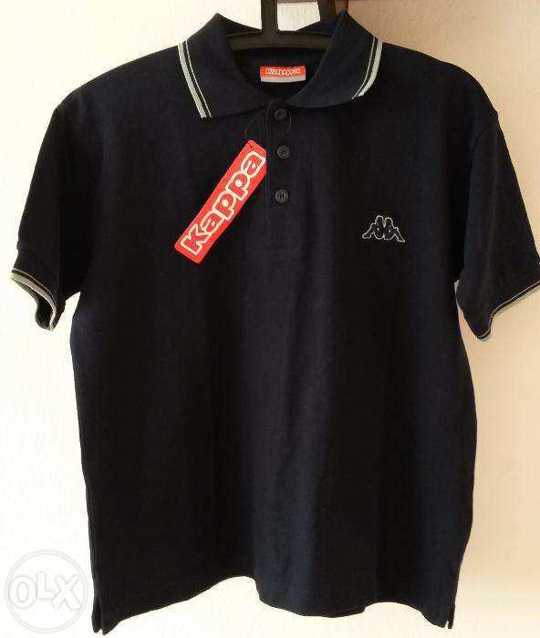 Kappa - koszulka polo NOWA 100% bawełna t-shirt granatowa