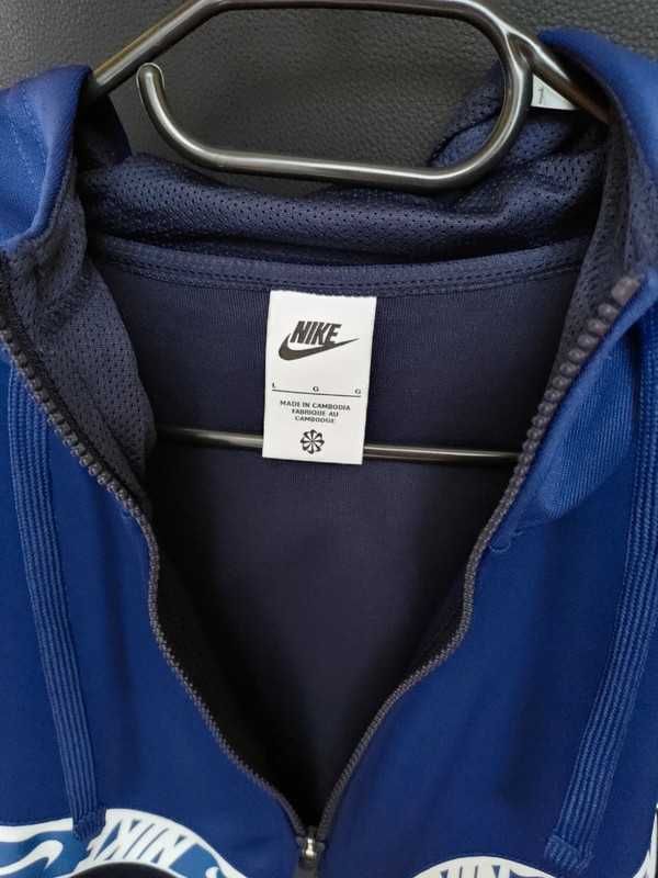 Nike Sportswear Bluza rozmiar L rozpinana dresowa niebieska