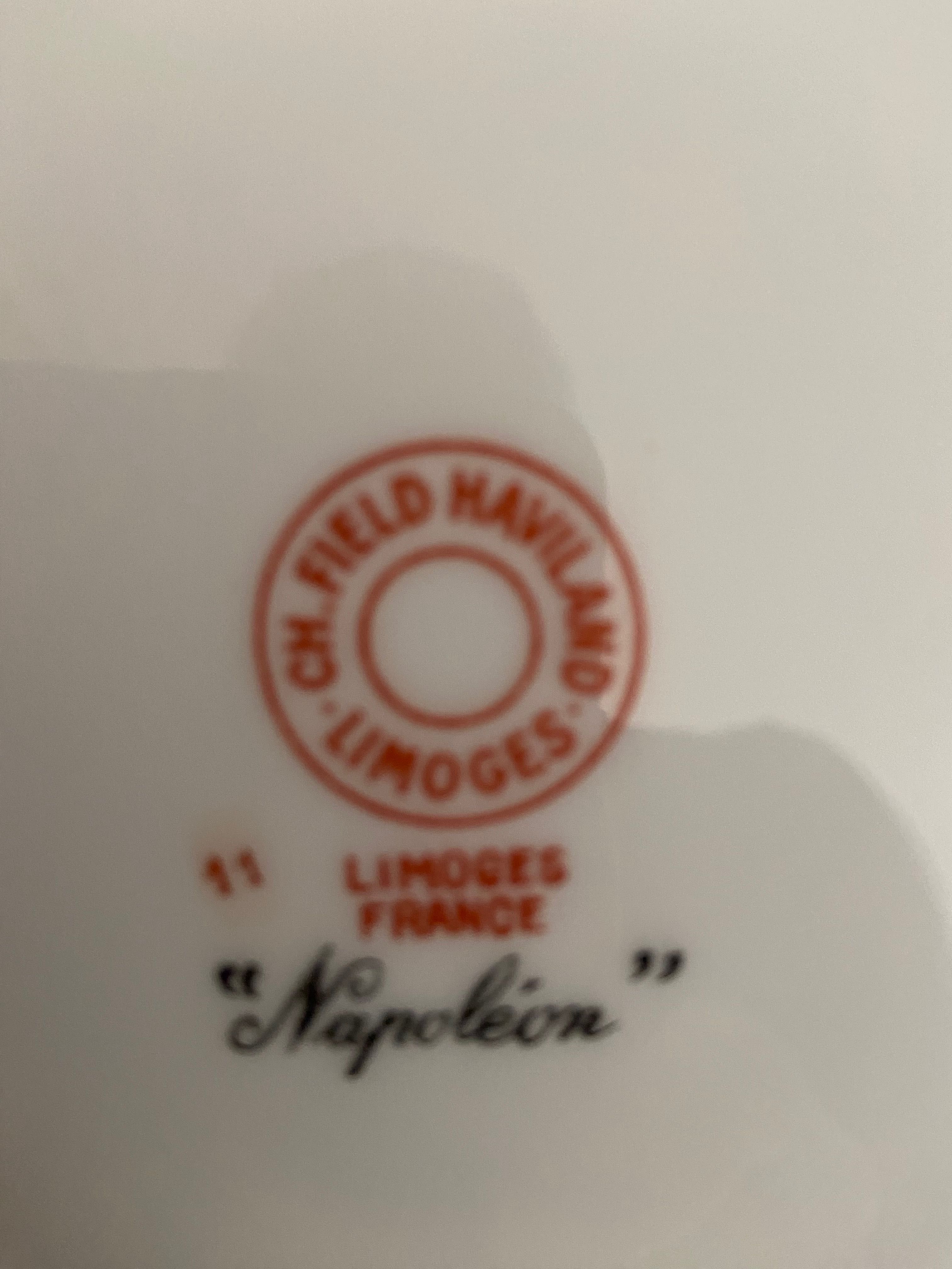 Serviço de mesa Limoges Napoleão
