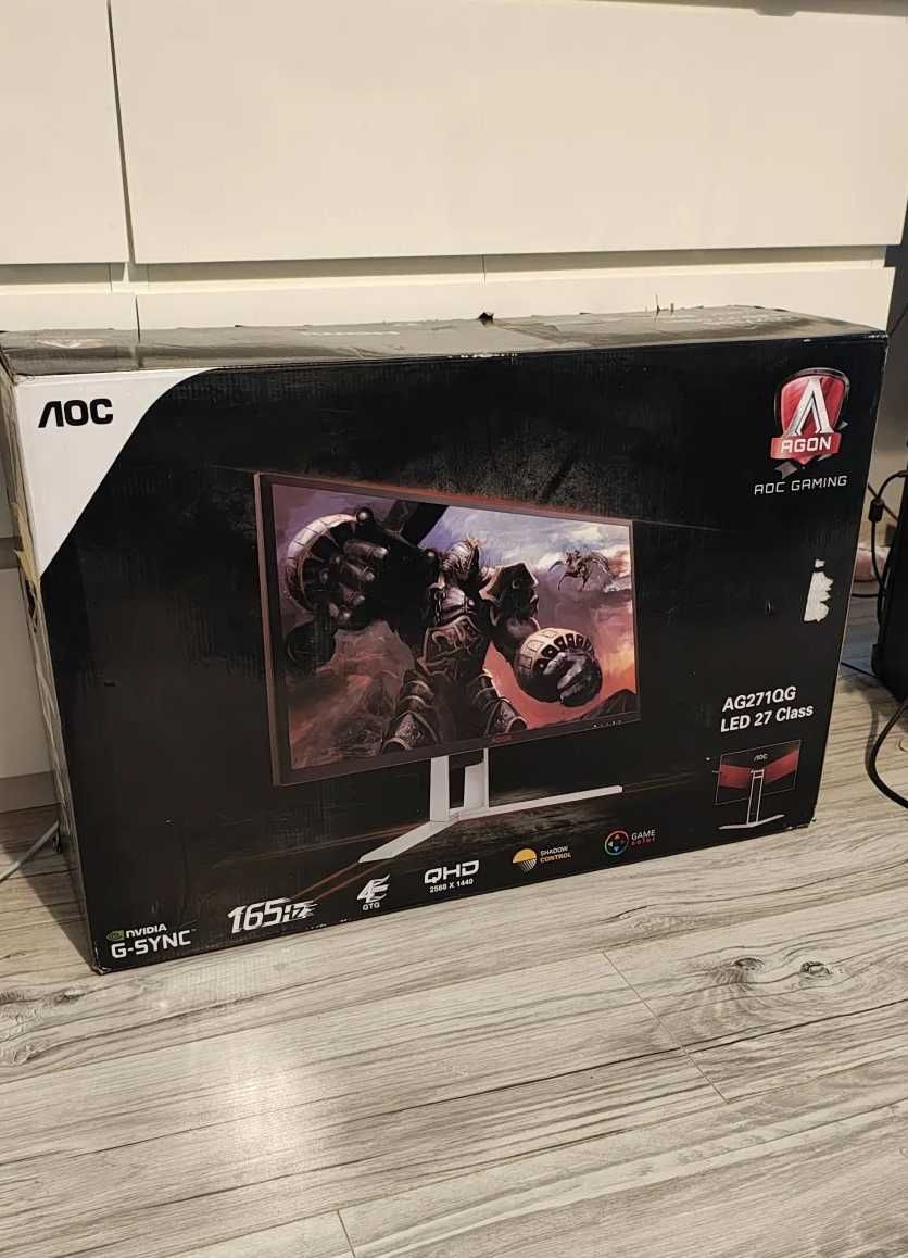 Monitor AOC AGON AG271QG - 2560x1440 (WQHD) IPS, G-SYNC dla graczy