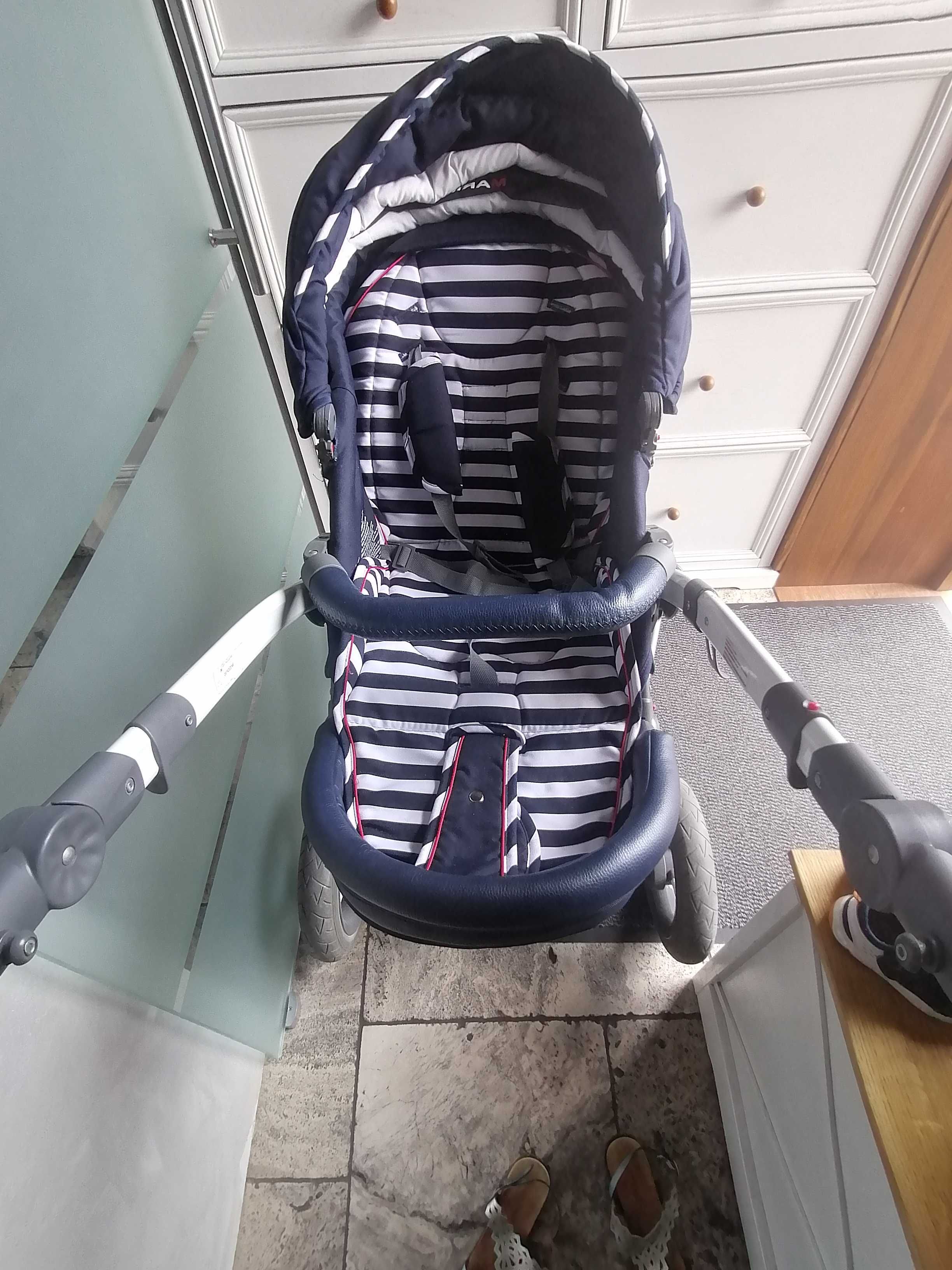 Wózek dziecięcy Marine Fotelik maxi cosi isofix