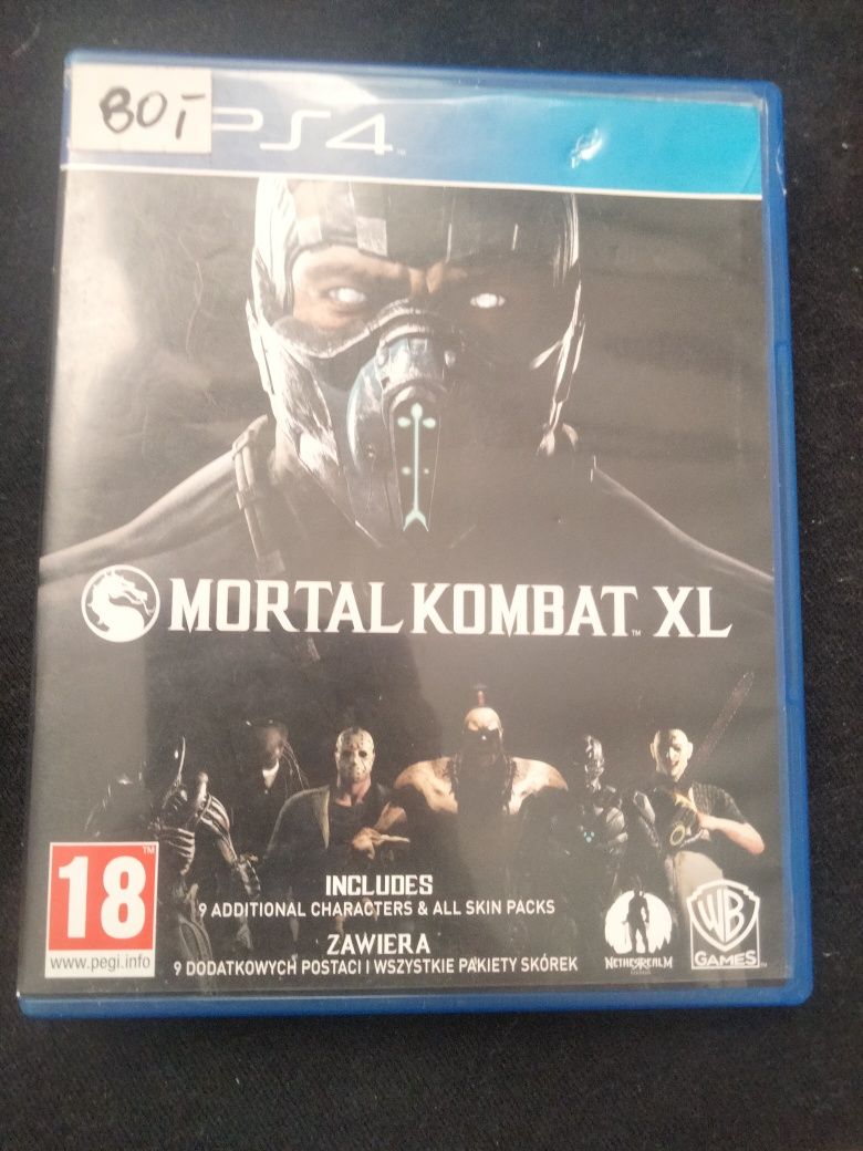 Gra mortal kombat XL na ps 4