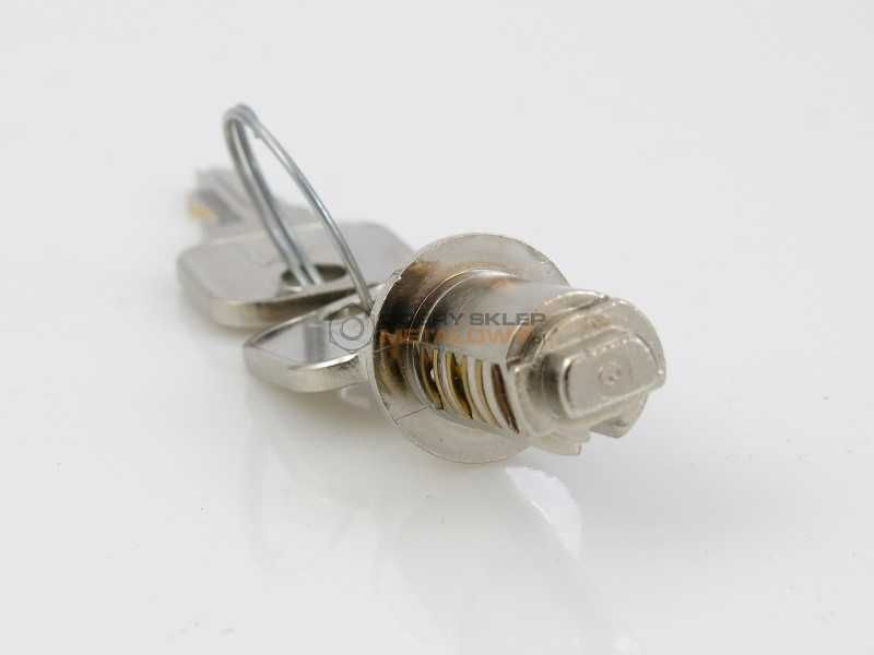 Wkładka zamka meblowego MLM Cylinder 16,5 MM- Z44 PB1 2 Klucze