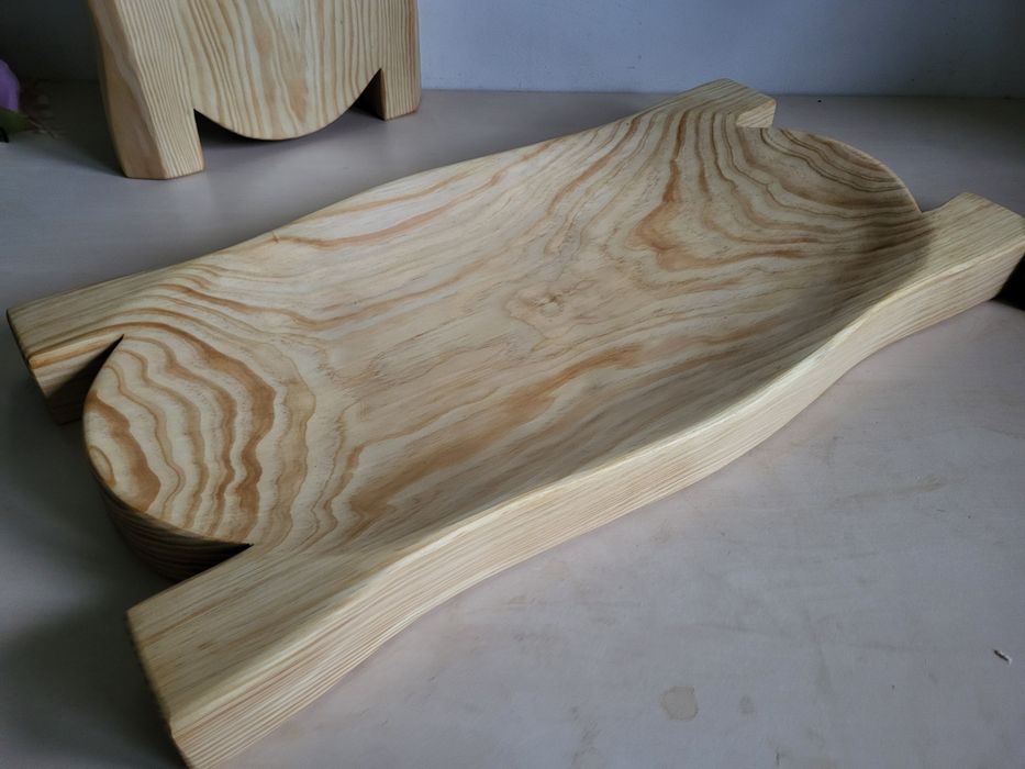 Koryta do restauracji I cateringu goralskie weselne tace z drewna 80cm