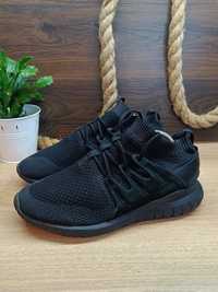 Czarne męskie buty sportowe sneakersy Adidas Tubular 42