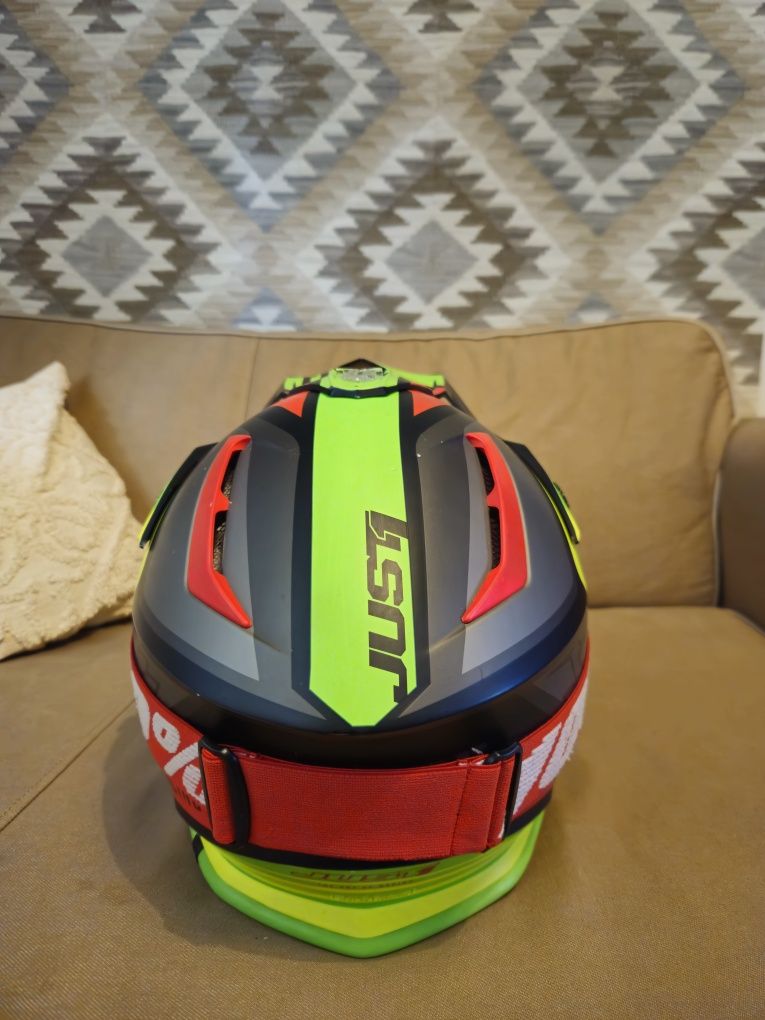 Kask Just1 J38 Rozmiar M z goglami Cross Quad 57-58