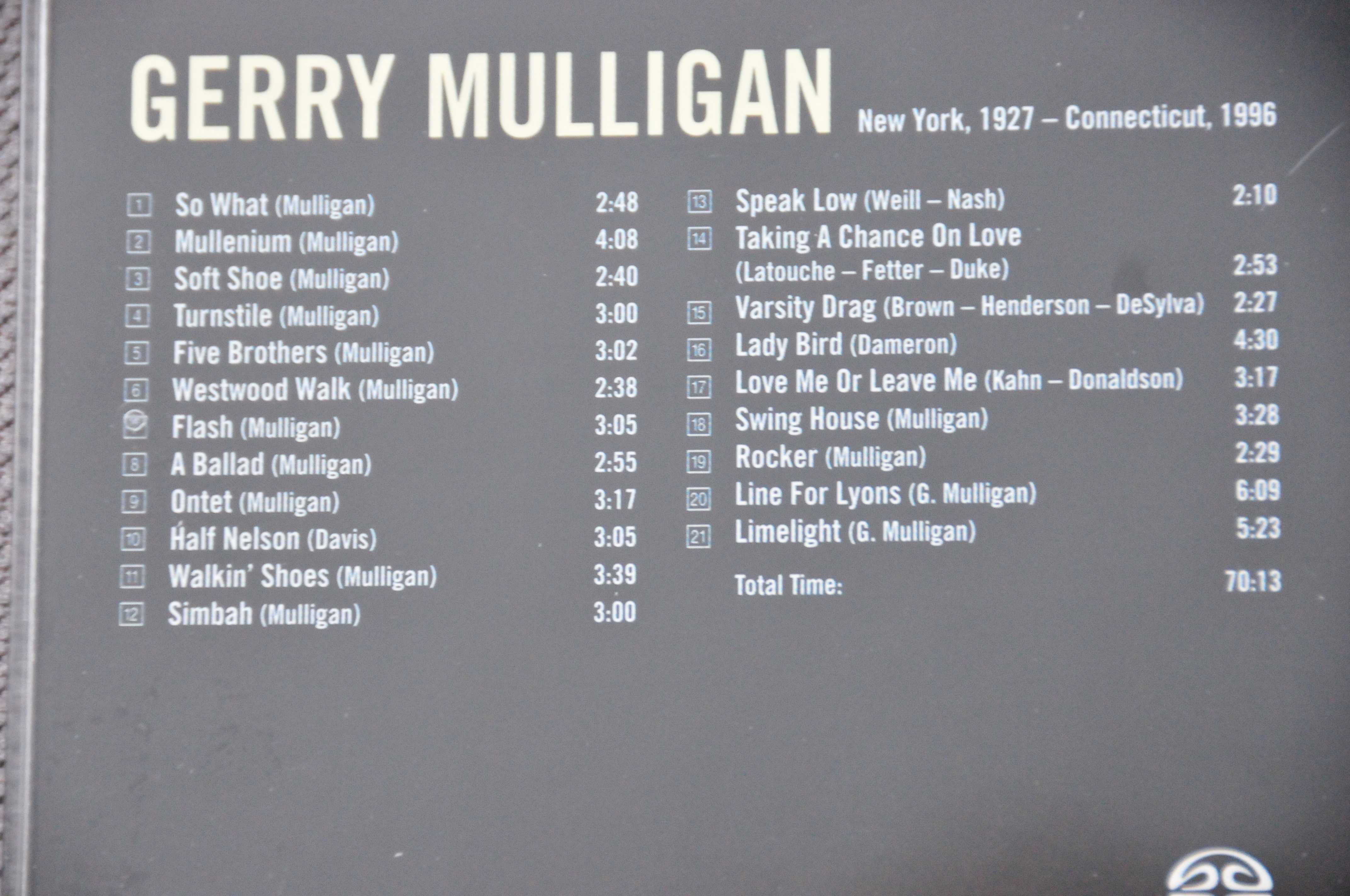 The Gerry Mulligan Quartet With Chet Baker cd SACD