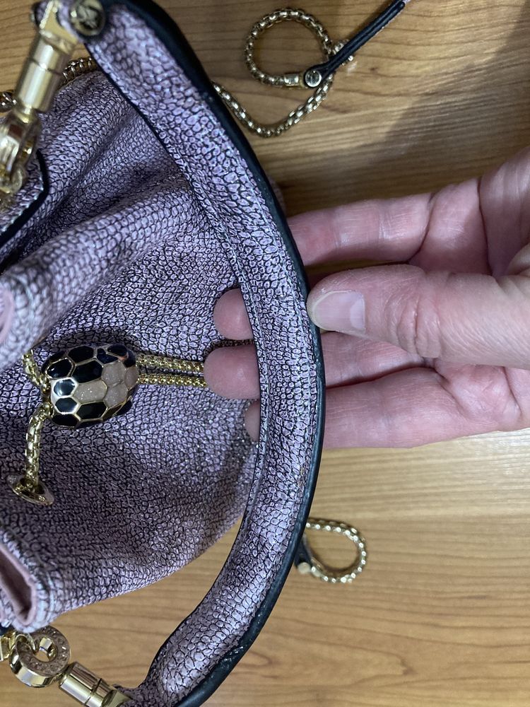 Сумка-ведро Bvlgari исскуственная кожа высота 20см ширина 20см.