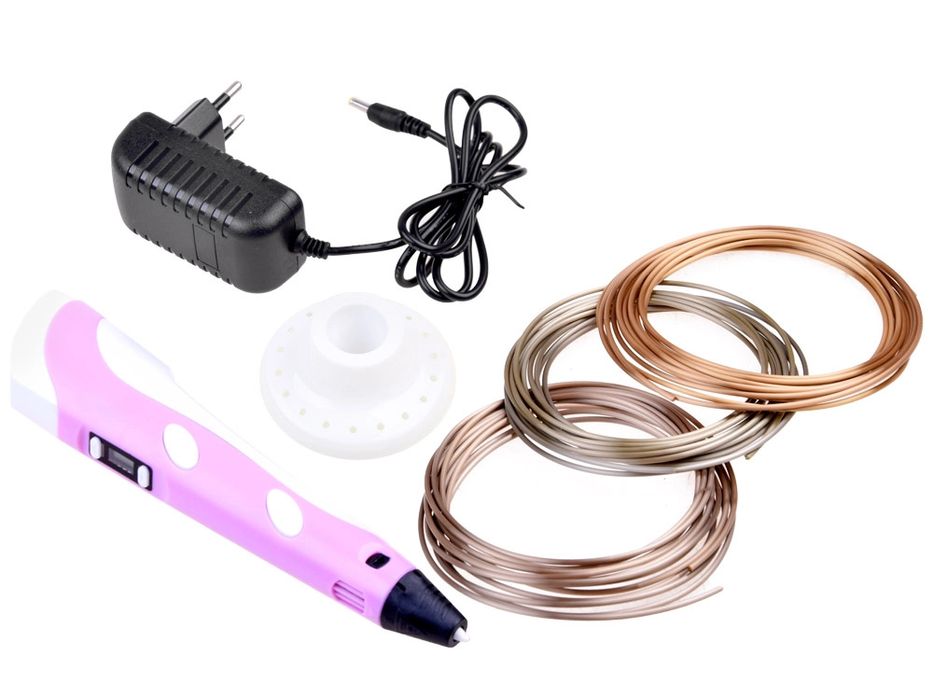 Pióro 3d magiczny długopis 3d + wkłady Za3932