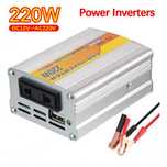 Przetwornica napięcia samochodowa - falownik - 12V/230V - 220W - 9szt