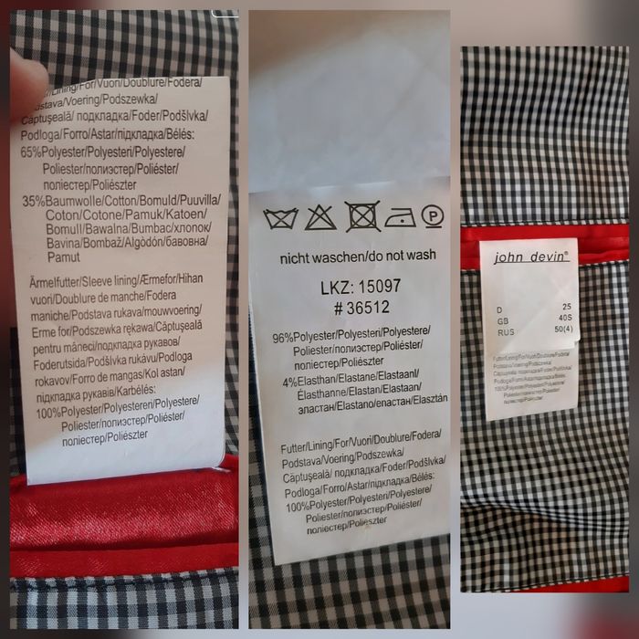 Efektowna  męska marynarka John Devin rozmiar