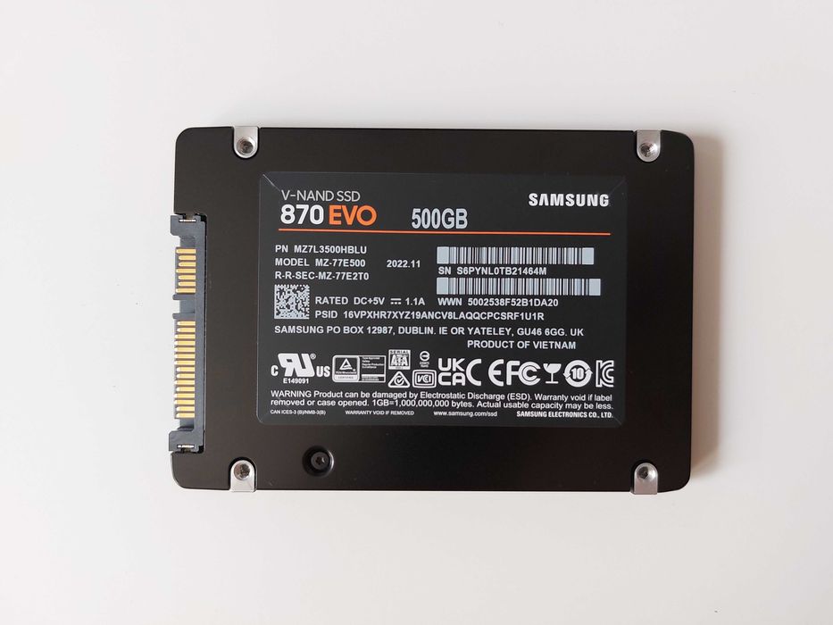 Dysk SSD Samsung 870 EVO 500 GB