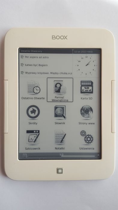 Czytnik ebook Onyx boox i62 jak Kindle Touch