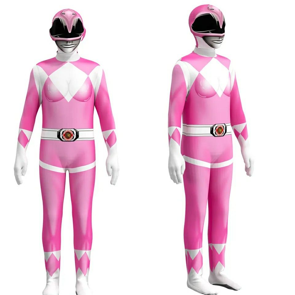 Fato Power Rangers Adulto e Criança