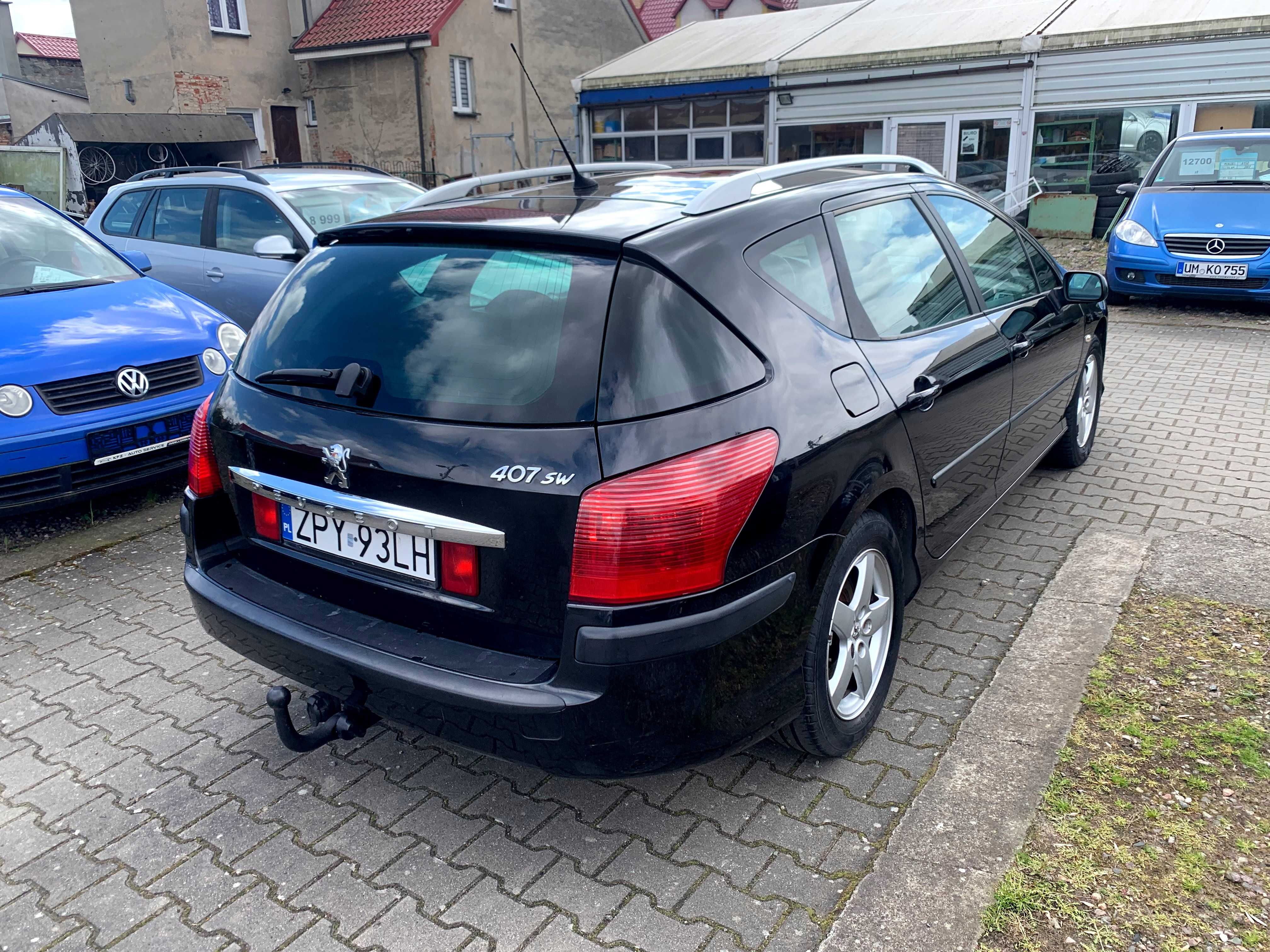 PEUGEOT 407 SW 2007r. 1.6 HDI / 109 KM // Zadbany // Zarejestrowany //