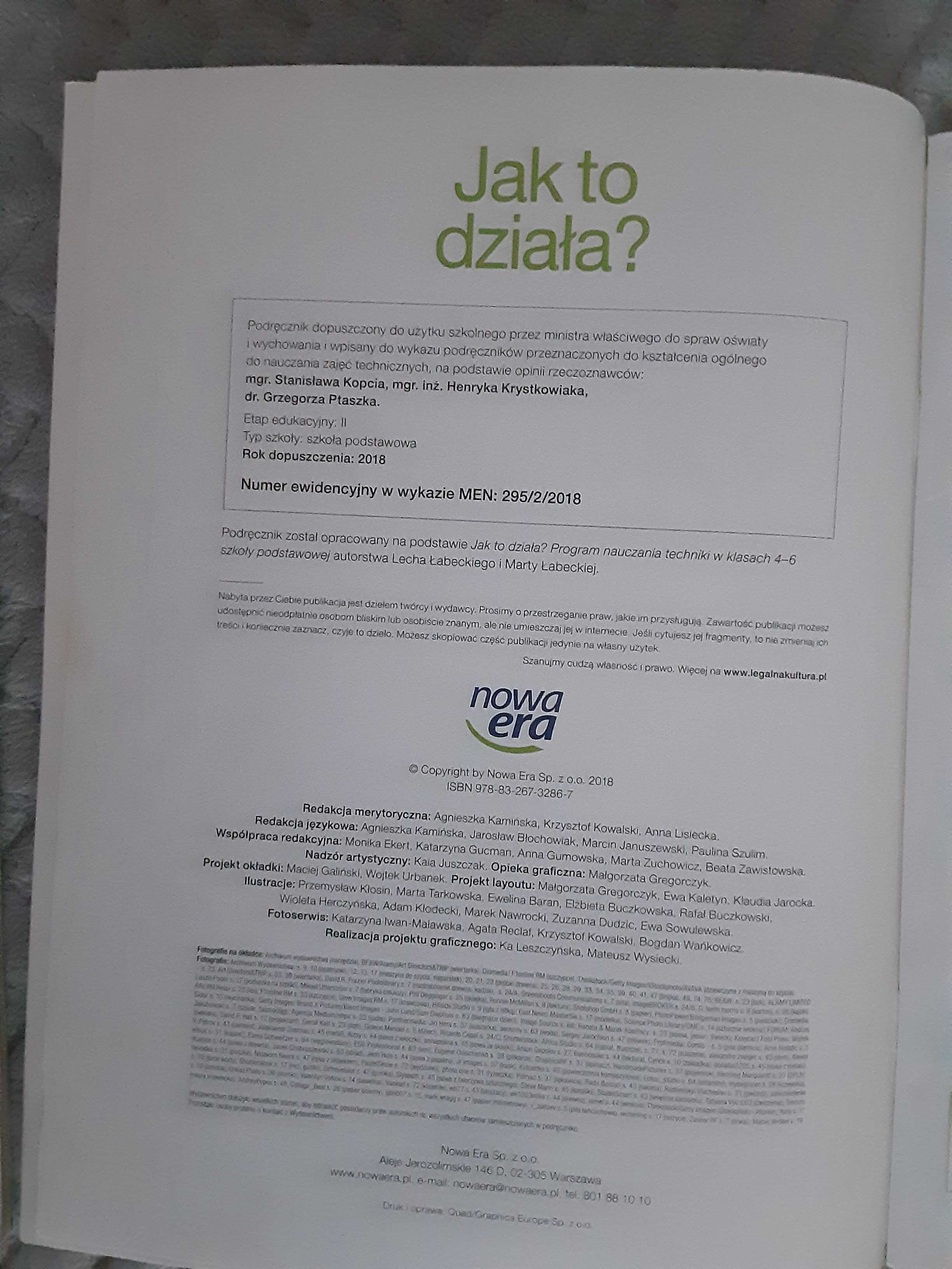 Podręcznik do techniki kl 5 wydawnictwo Nowa Era
