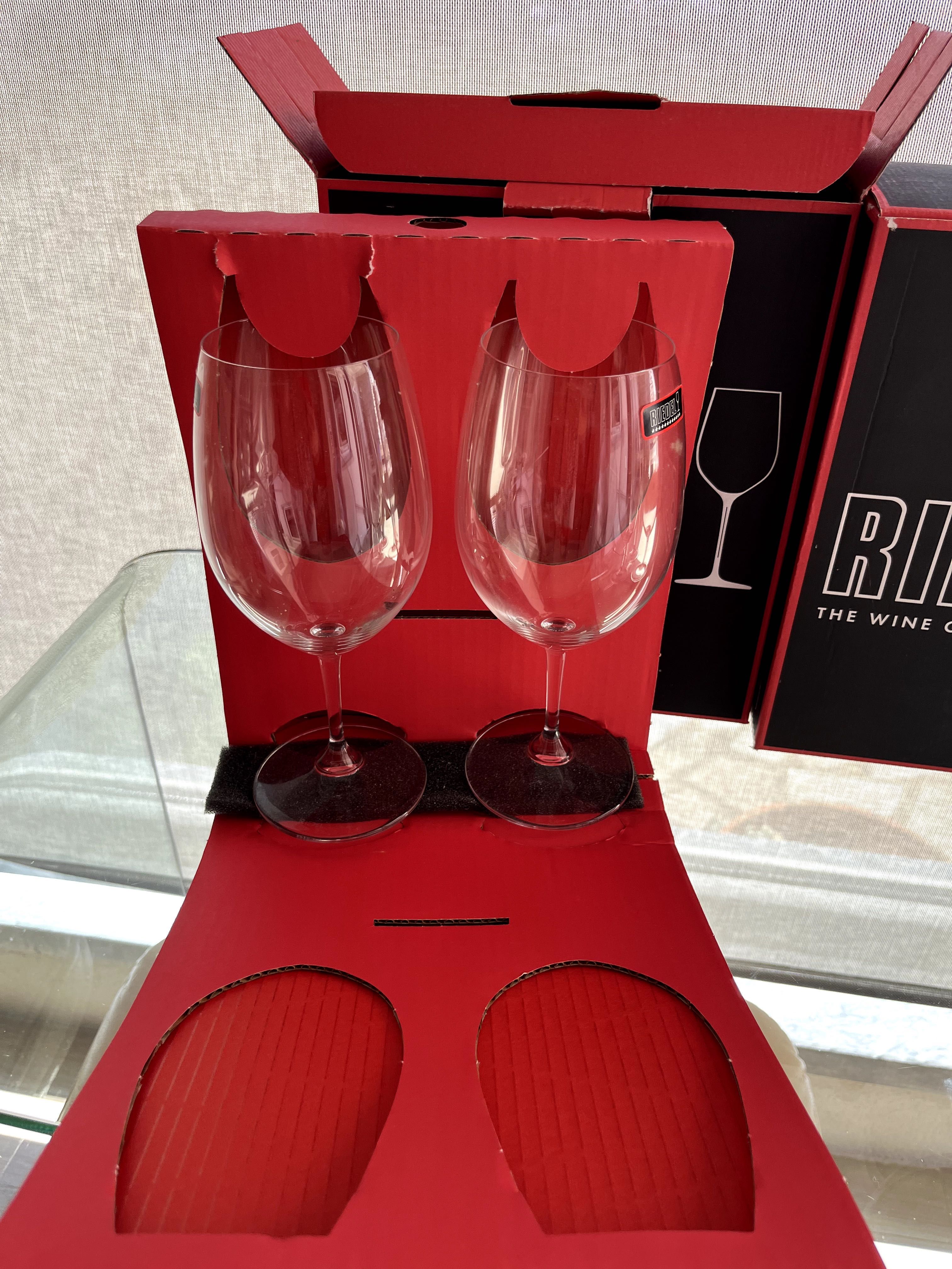 Copos de cristal Riedel