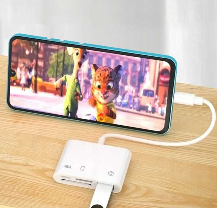 HUB USB C 3w1 uniwersalna przejściówka adapter micro SD