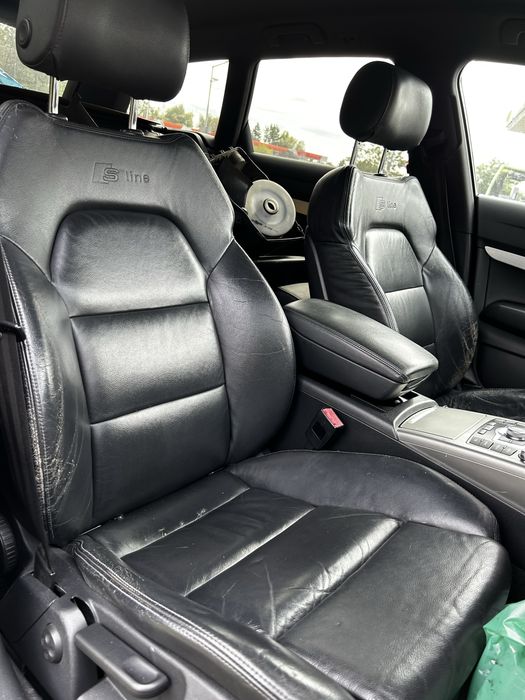 Fotele audi a6 c6 sline skora pogrzewane