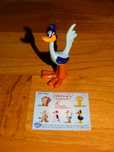 Struś Pędziwiatr figurka Looney Tunes jogurt Miami Biedronka Nowy