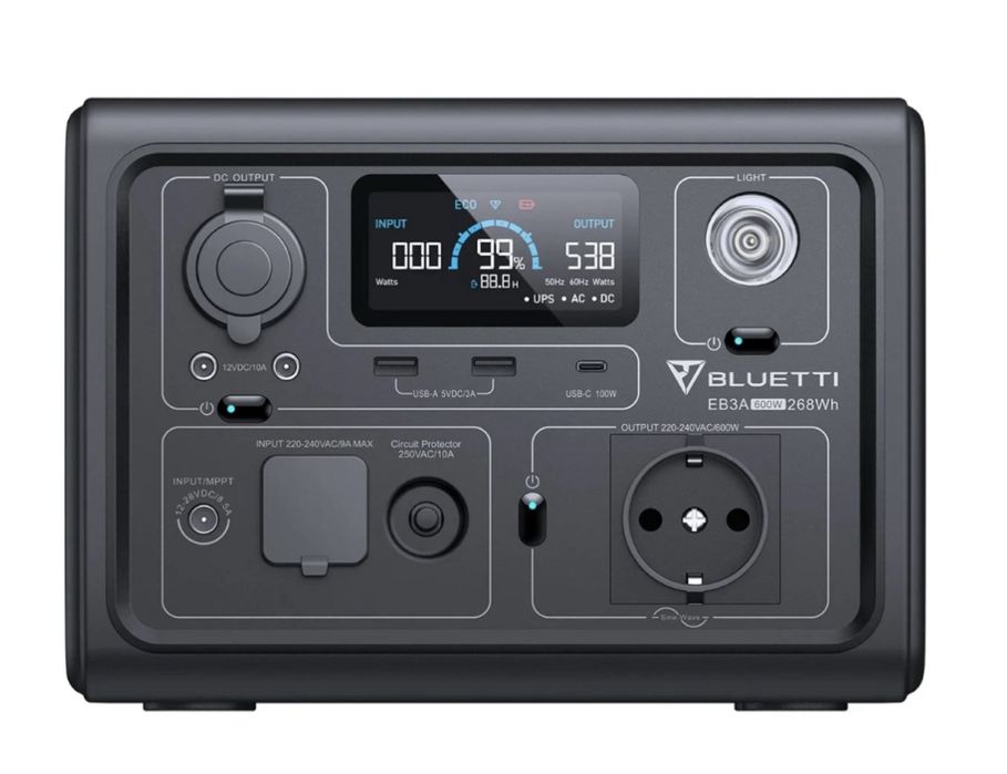 Bluetti EB3A 600W/268Wh