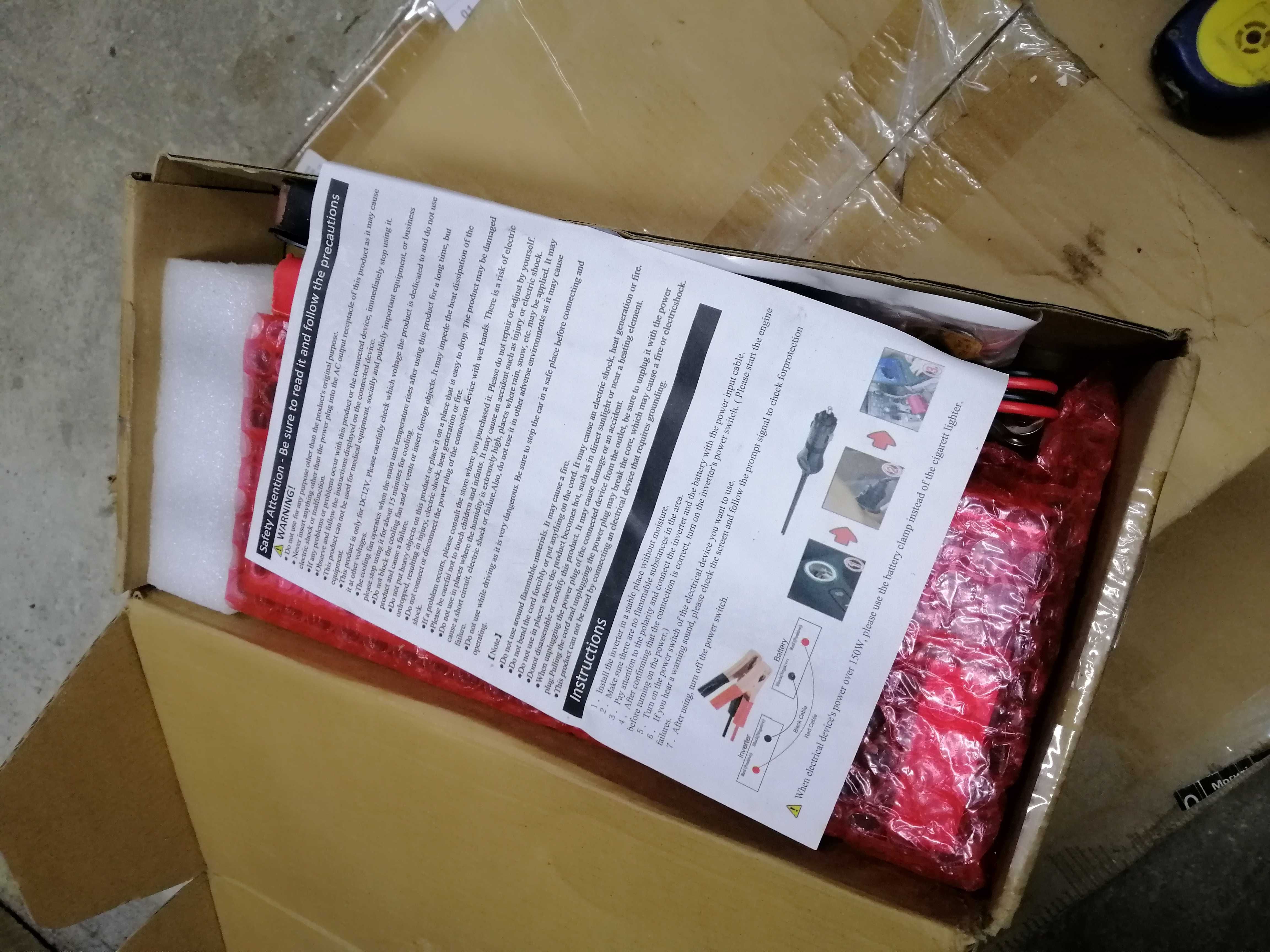 Перетворювач напруги інвертор KC-1200D AC/DC 12-220V 1200W LCD экраном