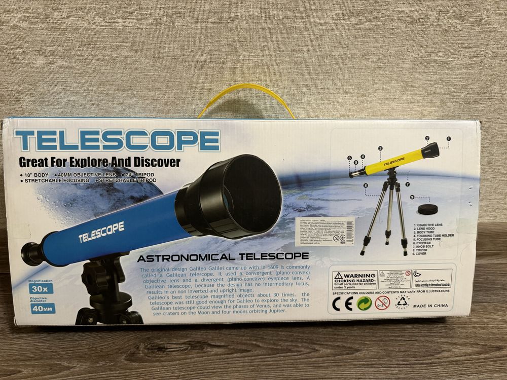 Астрономічний телескоп дитячий