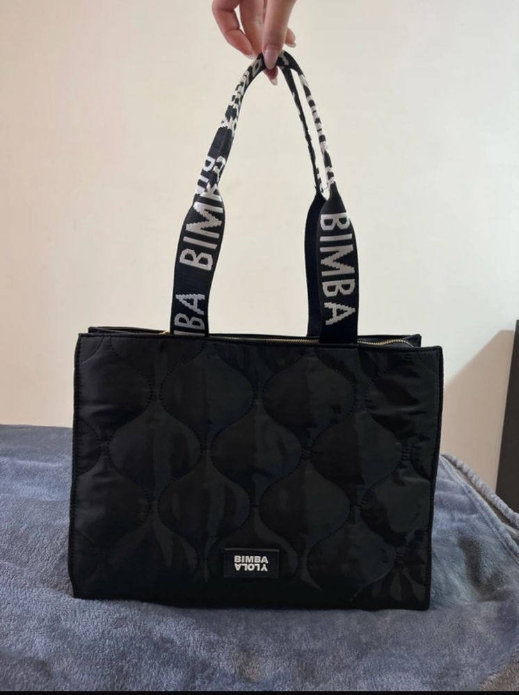 Bimba y Lola Quilted Nylon Tote/Shopper